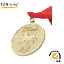 Varios medalla de oro de cinta roja personalizada Ym1185